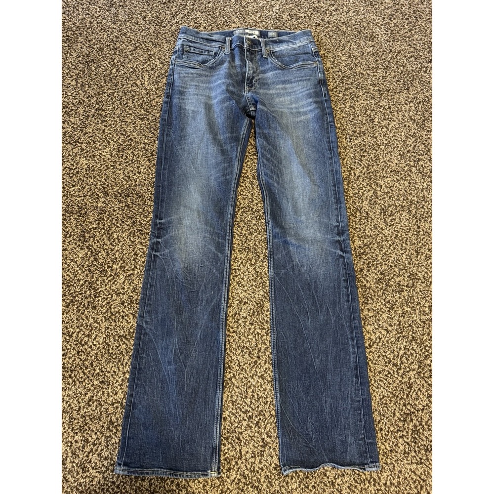 BKE Jake Jeans Mens Size 31XL Blue Bootcut Stretch